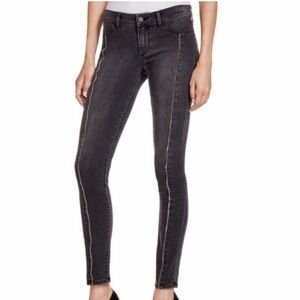 Paige Trixi Zip Front Skinny Jeans.